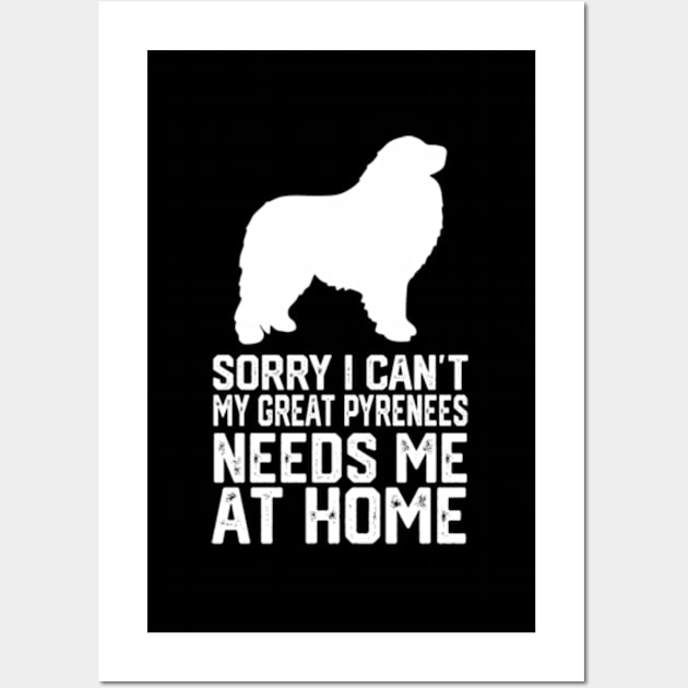 Sorry I Can'T My renees Needs Me At Home Wall Art by Ro Go Dan